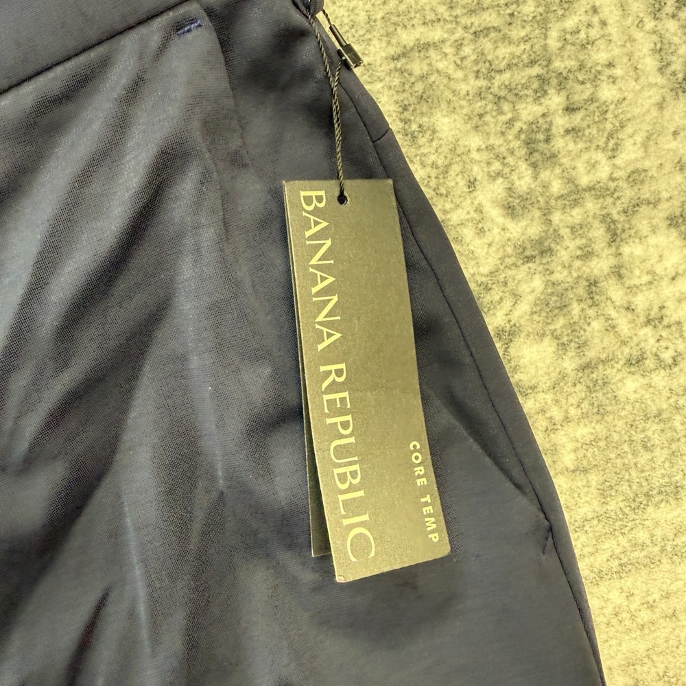 Banana Republic Luxe City Pants Mens 31x30 Navy Core Temp Performance Commuter - Picture 3 of 11